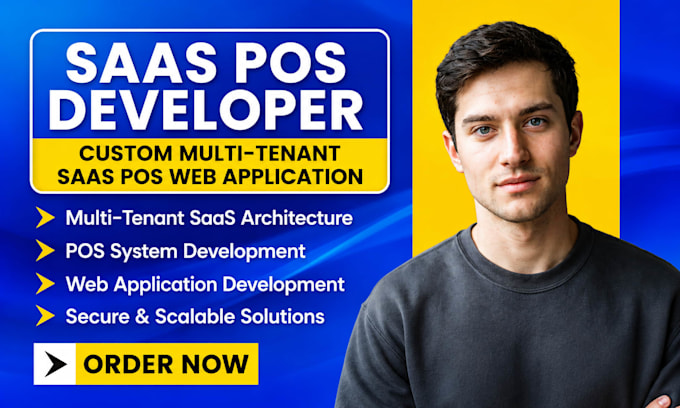 develop a custom multi tenant saas pos web application