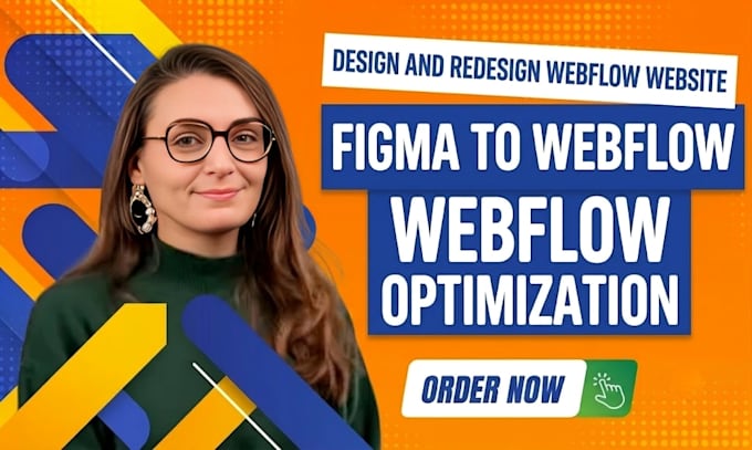 design and redesign webflow website, figma to webflow, weflow optimization