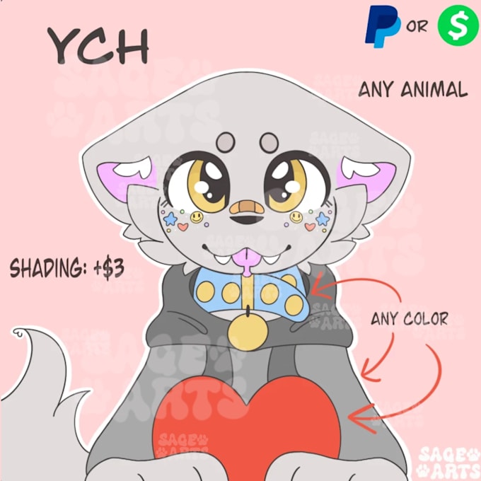 draw your furry character for pride