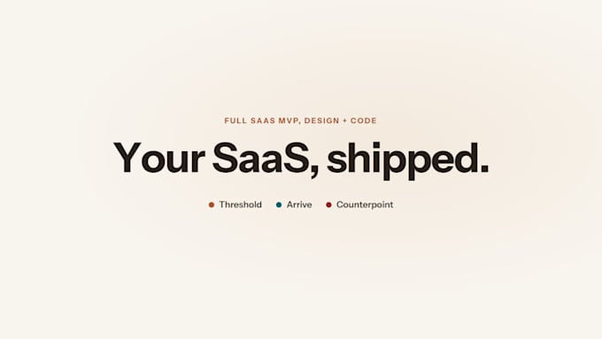 build your saas mvp web app