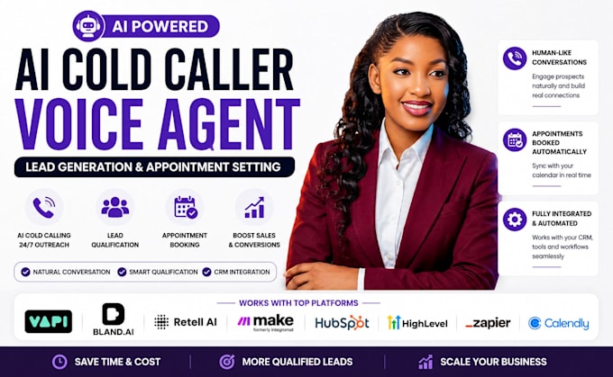 build ai cold caller voice agent for lead generation and appointment setting