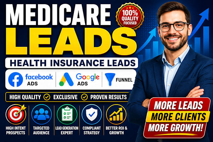 generate medicare leads health insurance with facebook ads google ads and funnel
