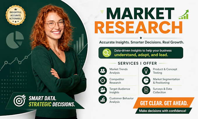 do market research, competitor analysis and industry insights report
