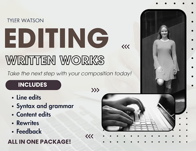 edit academic, professional, or creative written  works