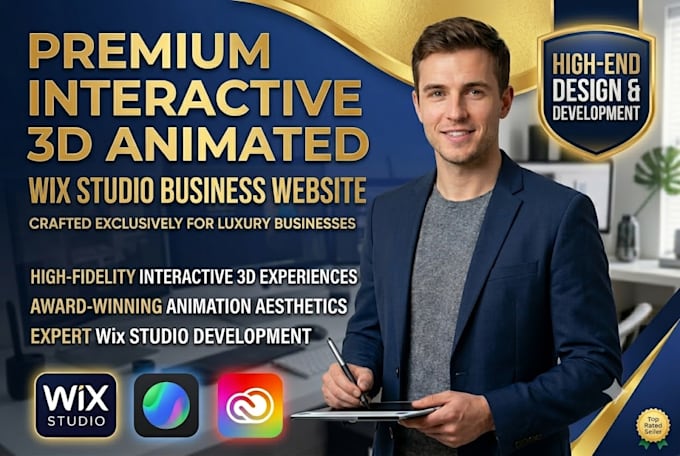 build interactive 3d animated wix website wix studio business website