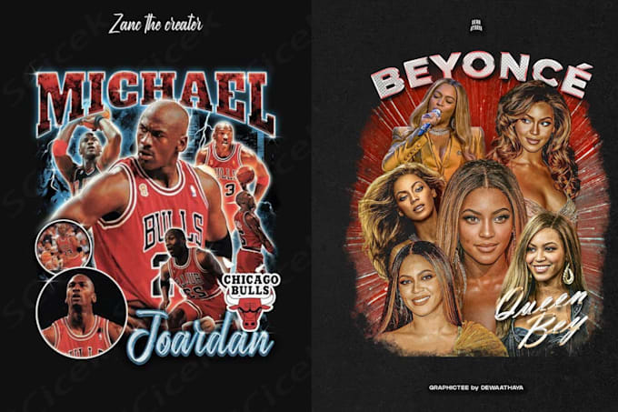 create custom vintage bootleg rap tee and streetwear design