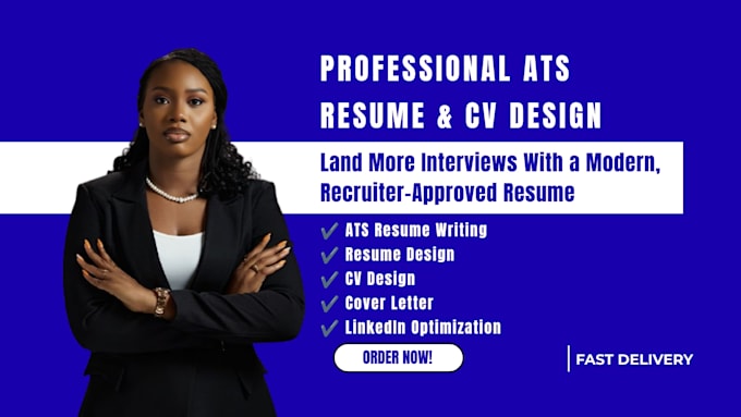 do resume writing, CV design,  cover letter