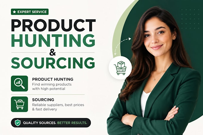 do product hunting and sourcing for you