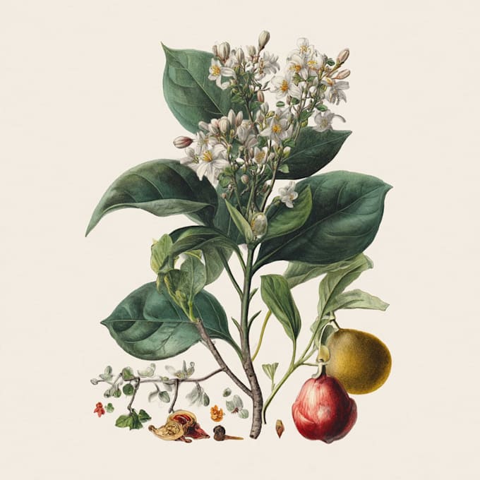 draw a botanical illustration