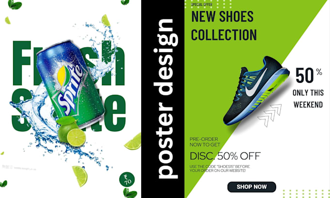 design professional posters and advertisement banners