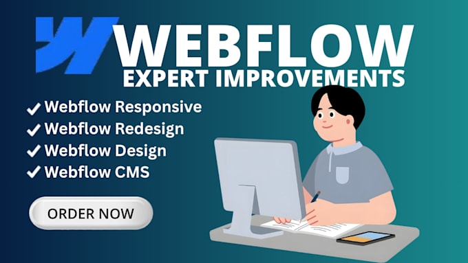 build a custom webflow website for saas startups, figma to webflow expert