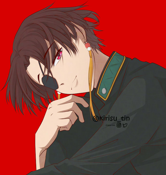 do bust up portraits in anime style