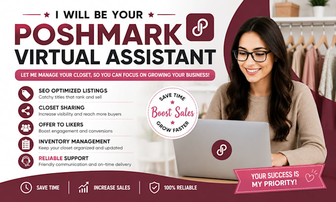 be your poshmark virtual assistant