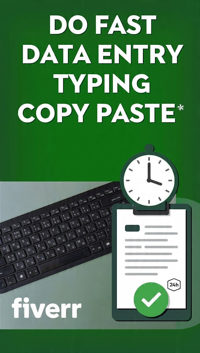 do fast typing and data entry work