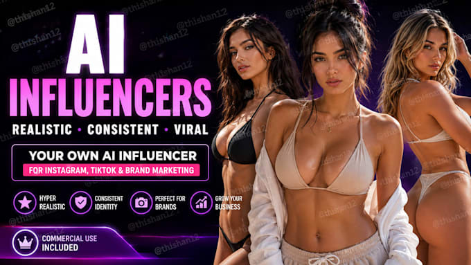 create a hyper realistic ai influencer for your brand