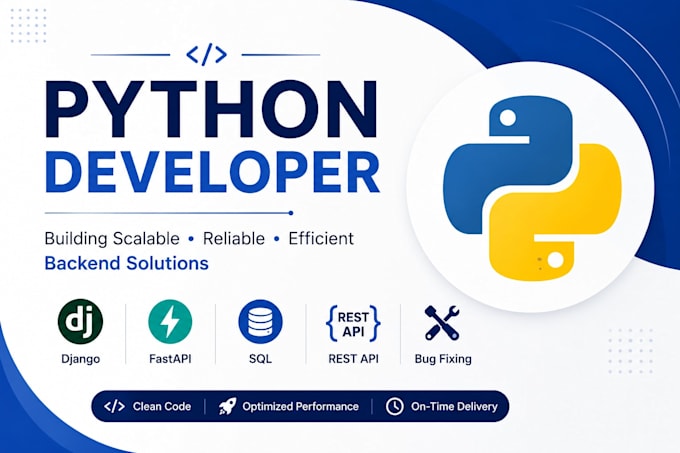 help you with python, django, fastapi, sql, ai development