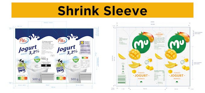 create shrink sleeve print ready artwork