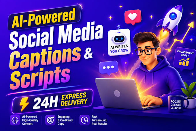 write engaging instagram captions and tiktok video scripts