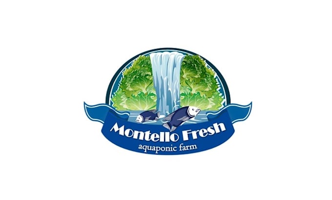 design fresh fish vegetable company logo