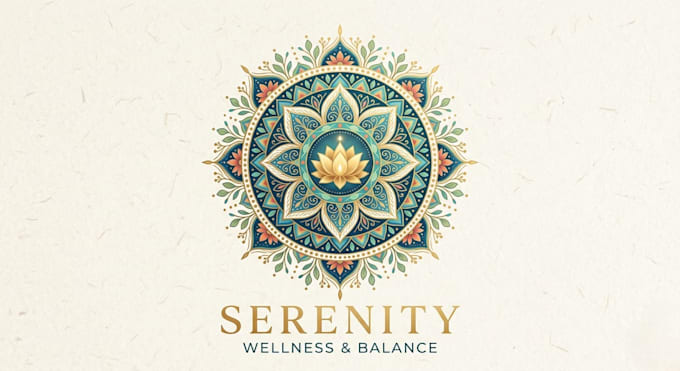 design a beautiful mandala logo for your brand
