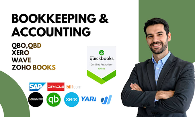 do bookkeeping and bank reconciliation using quickbooks, xero, zoho book