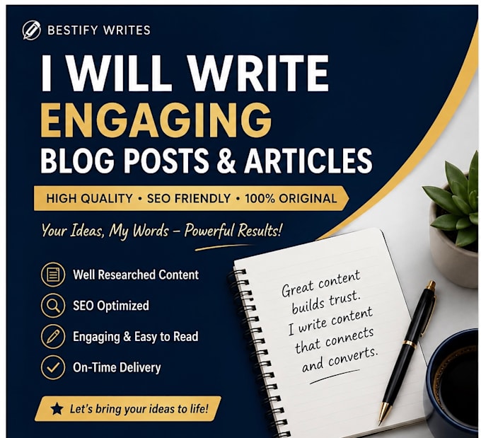 ghostwrite engaging blog posts and articles