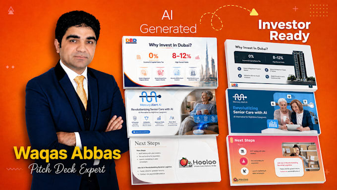 fix and redesign your ai generated presentation or pitch deck in powerpoint
