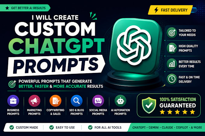 create custom chatgpt prompts for your business
