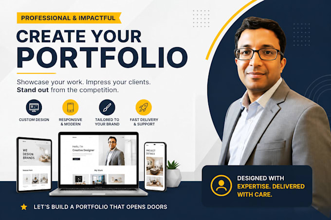 create a professional portfolio