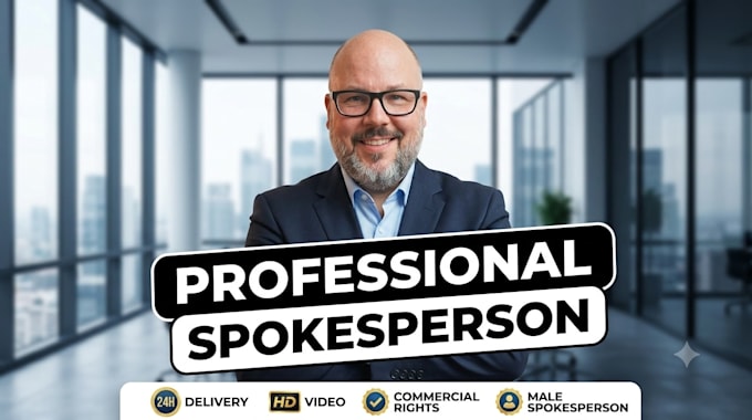 expert spokesperson male video spokesperson testimony video spokesperson review