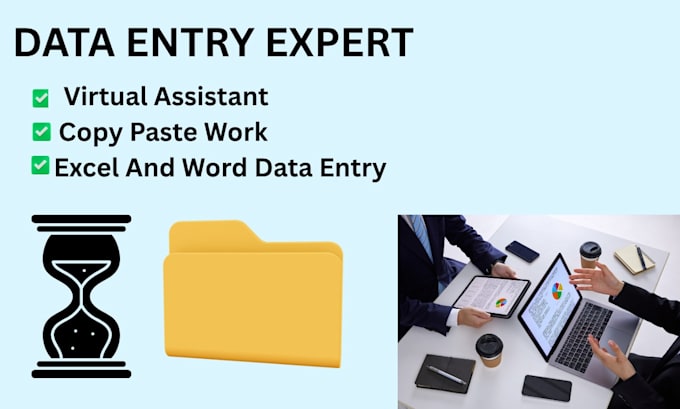 do professional data entry and copy paste work