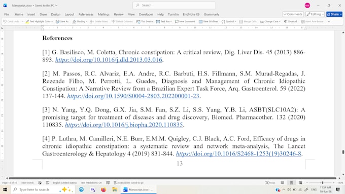 format references, fix endnote libraries, and reformat after journal rejection