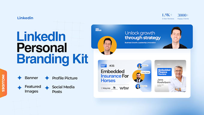 design linkedin personal branding kit
