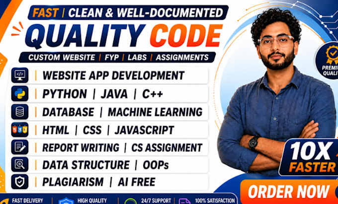 do assigned programming python machine learn java cpp sql database web developer
