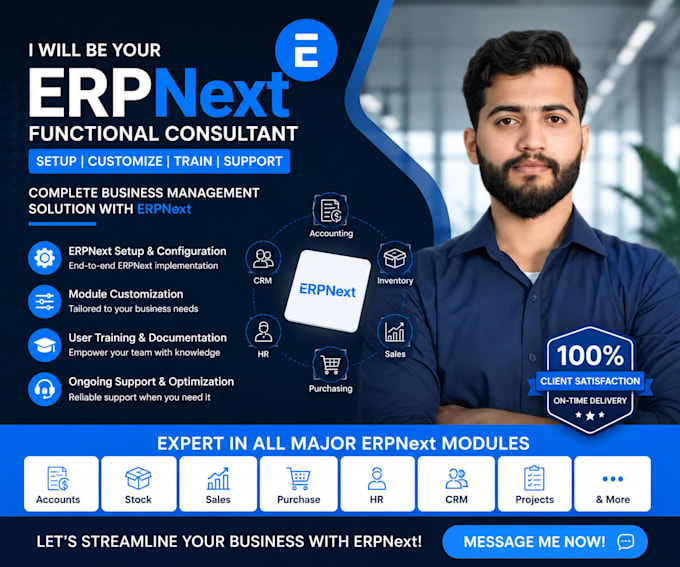 be your erpnext functional consultant