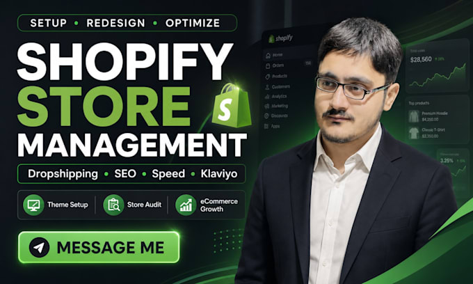 be your shopify expert for store management