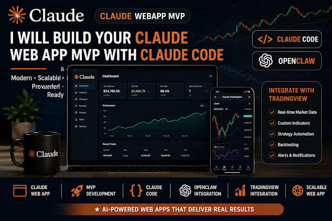 claude webapp mvp claude code website openclaw claude tradingview claude web app