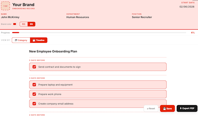 create interactive HR tools for your team