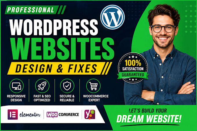 create custom wordpress websites or fix wordpress issues