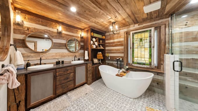 design custom shower cabins, narrow vanities, and smart mirror cabinets