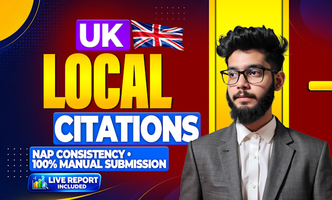 create niche UK local citations for google maps ranking and local SEO