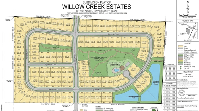 create professional land subdivision maps andsite plans for planning approval