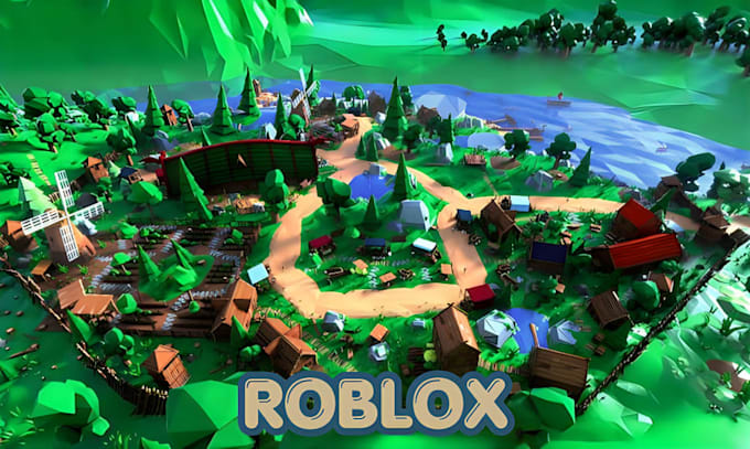 build roblox game with custom roblox building, roblox map, roblox gui, and lua