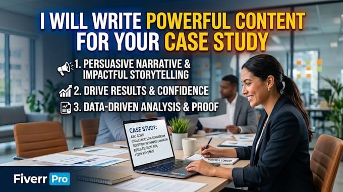 write powerful content for a case study