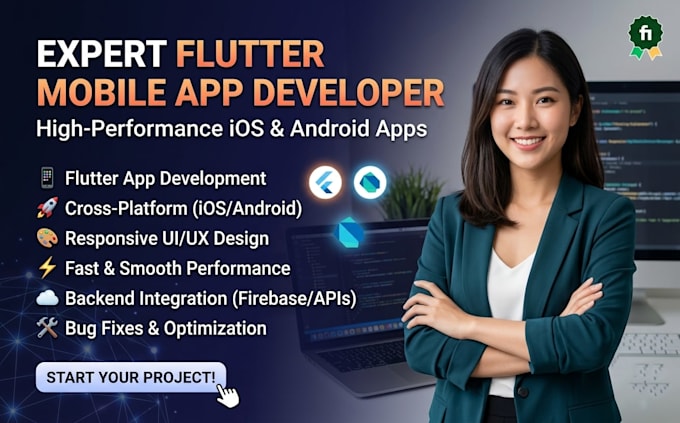 do flutter mobile app development with firebase