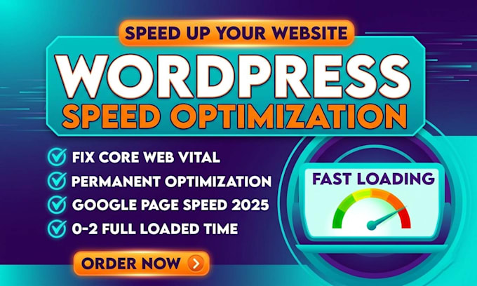 do wordpress speed optimization and fix core web vitals