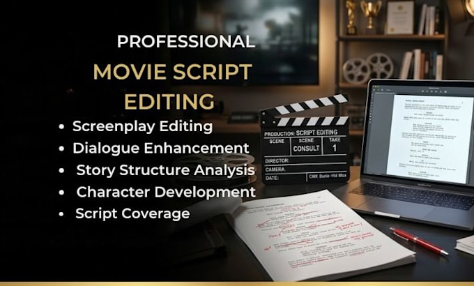 edit your script editing, screenplay, movie script, and film script