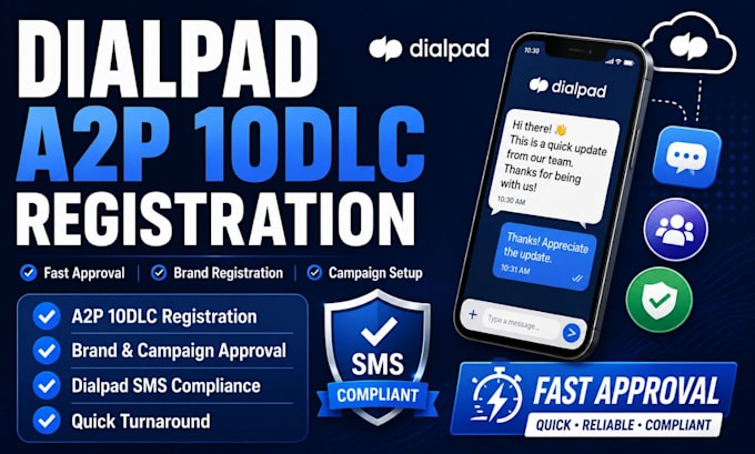 do a2p 10dlc registration and tcr compliance for dialpad SMS