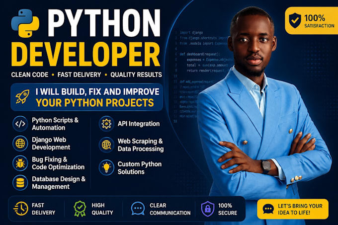 develop python scripts, automation tools, and django web applications