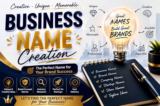 create unique and catchy business names
